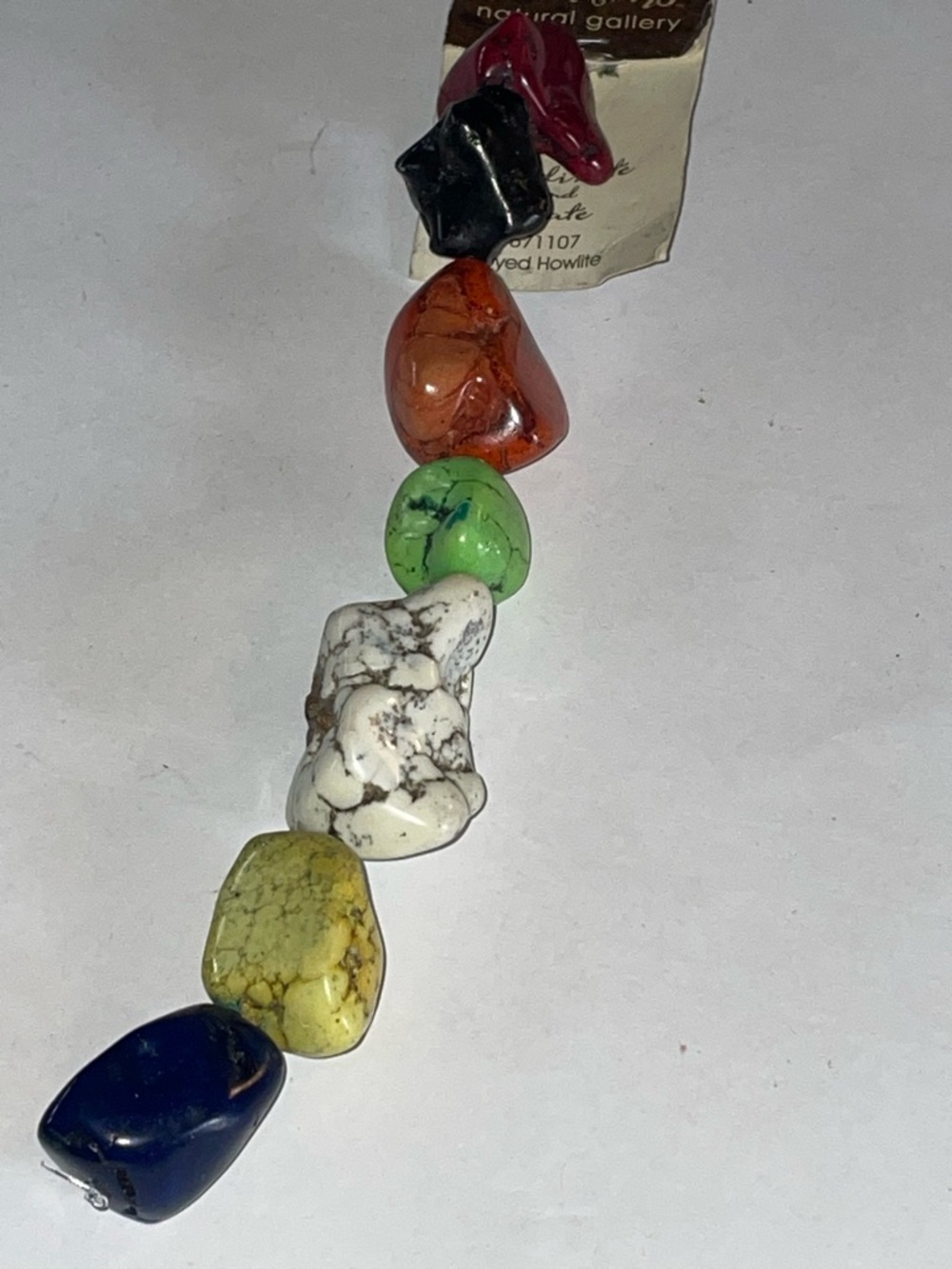 Natural Stone Beaded Necklace in Multicolor